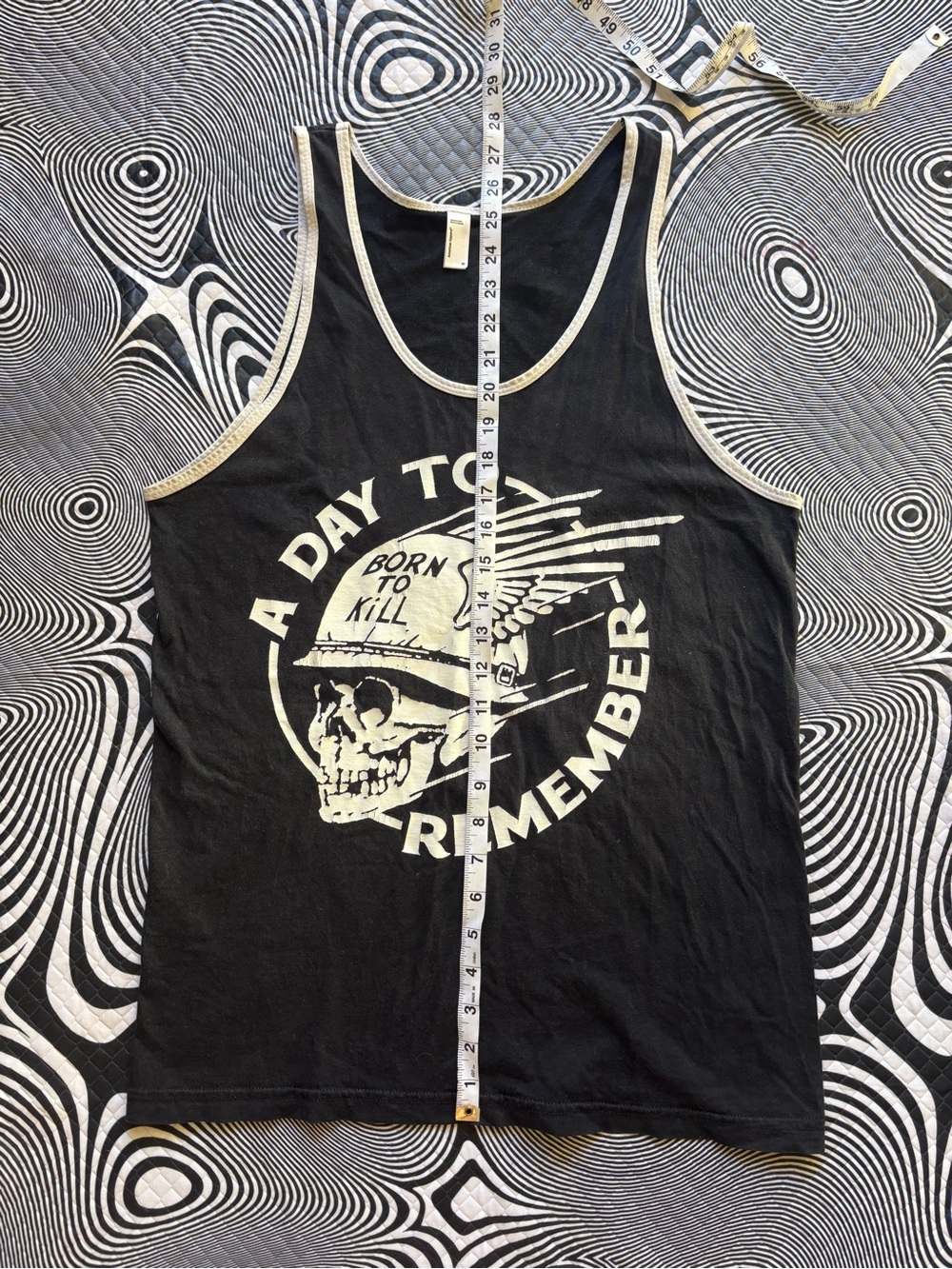 A Day to Remember Black American Apparel Graphic Tank Top - Picture 3 of 7